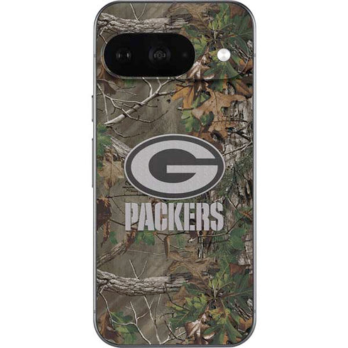 NFL Green Bay Packers Realtree Xtra Green Camo Google Pixel 9 Skin